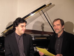 Pianist Martin Engel und Dr. Burkhard Engel